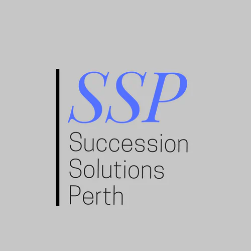 grey and blue logo of succession solutions perth to assist with assessing inheritance tax australia in Westeran Australia WA