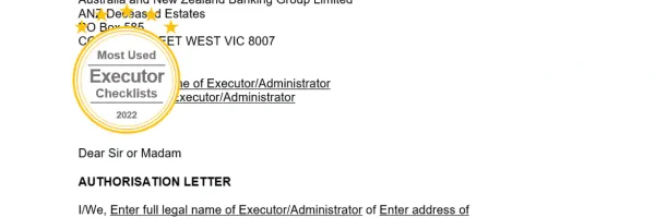 a snippet of an authorisation letter template to banks and financial institutions