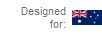 Designed for AUS_102x37_80 showing flag of australia to clarify suitability of documents