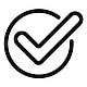 tick_80x80 tick mark symbolising successful completion
